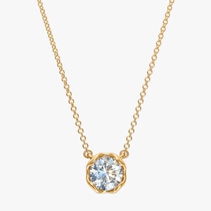 Solitaire Diamond Necklace - 0.70 CT