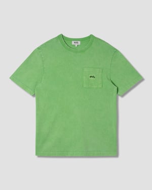 Patch Pocket Tee (Washed Lime) - XXL