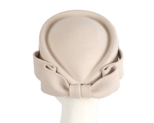 Cream Max Alexander Felt Pillbox Hat – Classic Winter Style