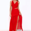 Rooftop Rendezvous Maxi Dress Red