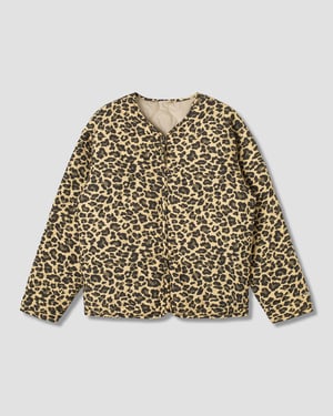 Quilted Liner Jacket (Leopard Camo Reversable) - XXL