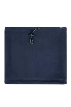 Weird Fish Camira Printed Reversible Fleece Snood Navy Size ONE