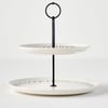 Motto 2-Tier Ceramic Serving Stand
