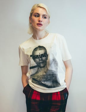 Saint' T-Shirt in Ecru