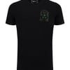 Weird Fish Black Salmon Back Print Artist T-Shirt Black Size L