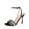 DREAM PAIRS Minimalist Ankle Strap Stiletto Heel Sandals