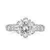 Jeulia Classic Round Cut Sterling Silver Ring
