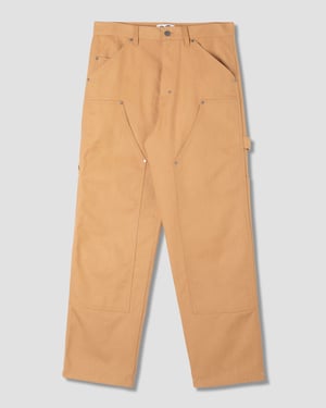 Straight Double Knee Pant (Brown) - 38
