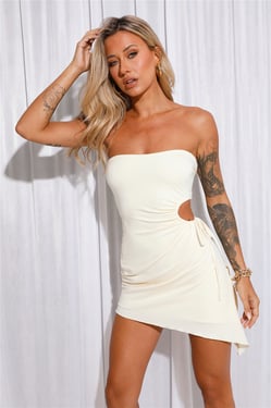 Luxurious Life Mini Dress Yellow