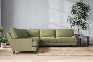 nkuku Marri Corner Sofa | Make To Order | Grand | Brera Linen Sage