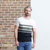 Kenrow Griffin Striped Tee Khaki
