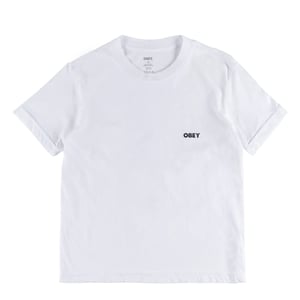 Obey Womens Visual Studios Tee White