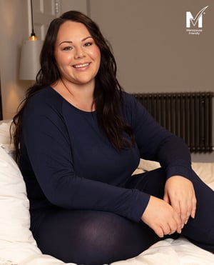 Marina Womens Navy Slouch Jersey Pyjama Set - 28