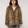Vintage Leopard Skin Fur Coat