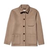 Sunspel Womens Twin Pocket Jacket Light Camel