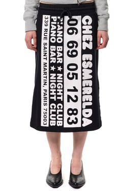 CHEZ ESMERELDA SWEATSHIRT SKIRT - XL