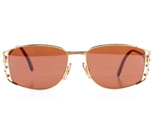 Persol Ungaro 469 84 - Red/Gold / Brown / Square