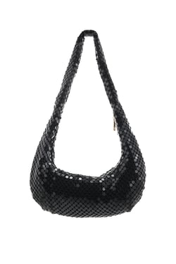 Luna Shoulder Bag Black Glowmesh
