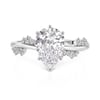 Jeulia Pear Solitaire Engagement Ring Sterling Silver