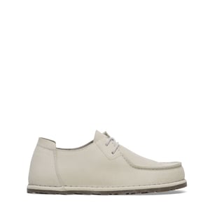 Birkenstock Womens Utti Lace Shoe Narrow Fit Antique White