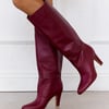 Rizk Boots Burgundy Leather
