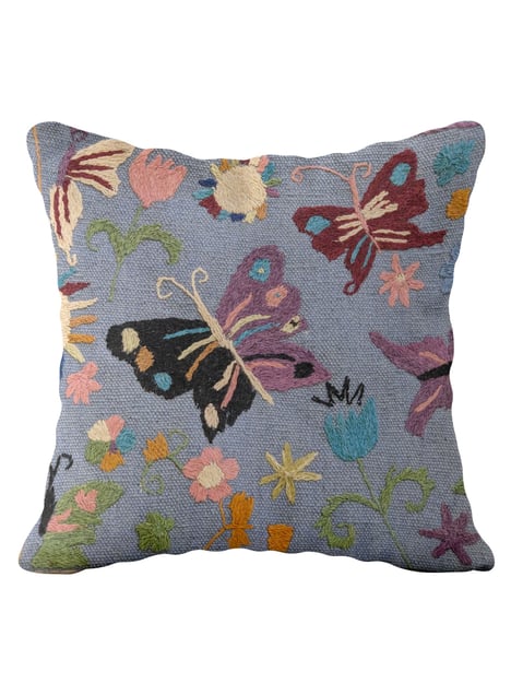 Suzani Hand Embroidered Cushion Cover - 45 x 45 cm