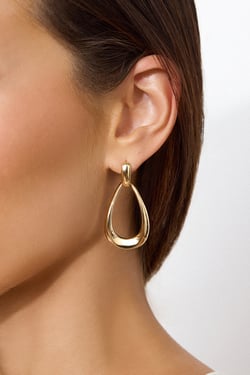 Dahlia Earrings Gold