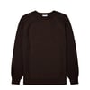 Sunspel Ribbed Cotton Jumper Truffle