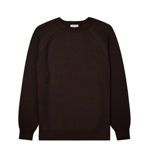 Sunspel Ribbed Cotton Jumper Truffle