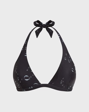 Vilebrequin - Women Halter Bikini Top Bubble 3d - Swimwear - Fleche - Black - Size L