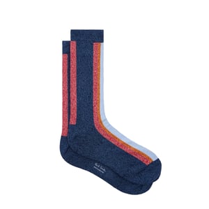 Paul Smith Vertical Stripe Socks Dark Blue