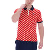 Jaye Diagonal Stripe Polo - XL