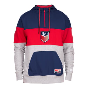 Men's New Era USMNT Tri-Color Hoodie / 3X