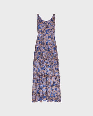 Vilebrequin - Women Long Viscose And Silk Dress Disco Butterfly - Dress - Loulou - Pink - Size XS