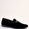 Lucente Velvet Black Loafers