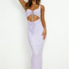 Found Gold Midi Dress Lilac