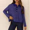 Mayfair Jersey Blue Stripe