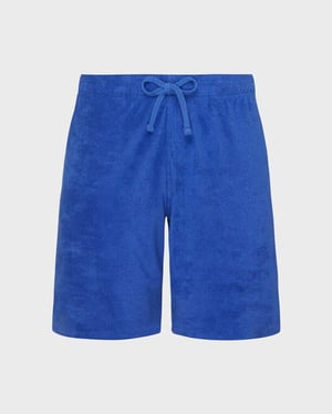 Vilebrequin - Terry Bermuda Shorts Solid - Bermuda - Bolide - Blue - Size XXL