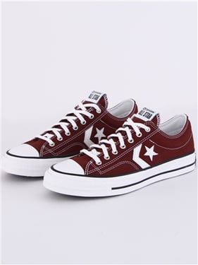 Converse Mens Star Player 76 Low Top Shoe - Cherry Daze/Vintage White - 9