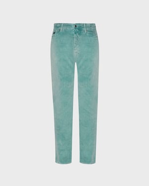 Vilebrequin - Men Vintage Faded 5-pocket Corduroy Pants - Jeans - Gbetta18 - Green - Size 40