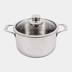 Premium Clad 6.7 qt Dutch Oven with Glass Lid - Induction