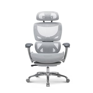 COLAMY AERIX Futuristic Mesh Ergonomic Office Chair - Grey