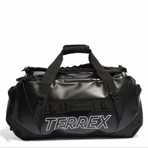 Adidas Terrex RAIN.RDY Expedition Duffel Bag Medium 70L Black / White