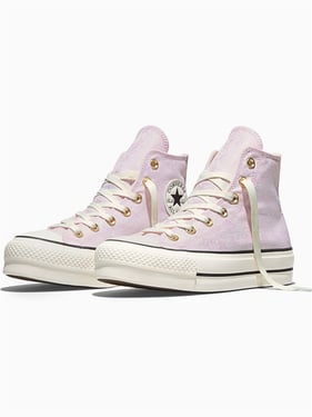 Converse Womens Chuck Taylor All Star Lift Platform - New Found Bloom / Egret / Black - 8