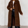 Luxe Teddy Coat Chocolate