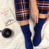 Navy Bamboo Socks - ONESIZE