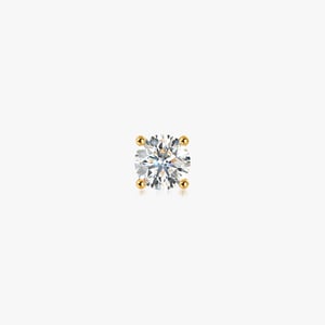 Diamond Stud Earrings - Single / 0.60 CT