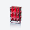 Louxor Rectangular Vase - Red | Baccarat