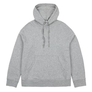Sunspel Womens Loopback Hoody Grey Melange