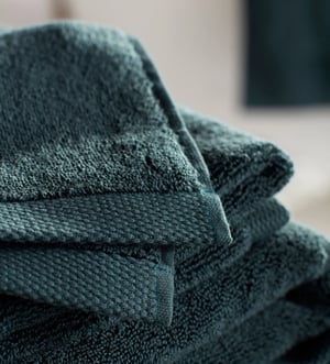 Darkest Spruce Luxury Organic 100% Cotton Towels